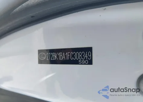 2015 Lexus Rx 350 F Sport z USA, uszkodzony, nr VIN 2T2BK1BA1FC308349